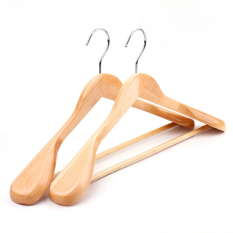 Solid Wood Wide Shoulder Suit Hangers