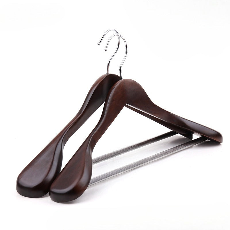 Solid Wood Wide Shoulder Suit Hangers