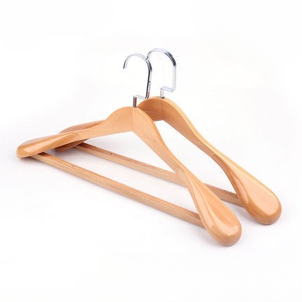 Solid Wood Wide Shoulder Suit Hangers